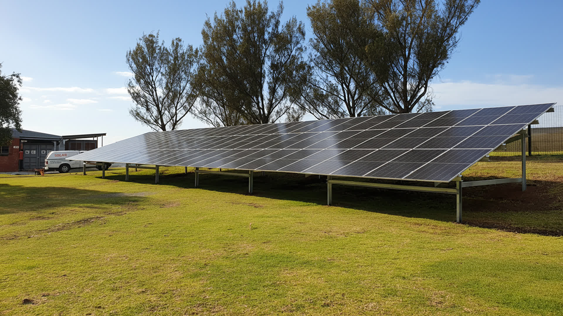 Agricultural solar panels in the Eastern Cape
