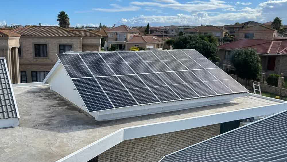 A turnkey solar installation on a Gqeberha (Port Elizabeth) roof